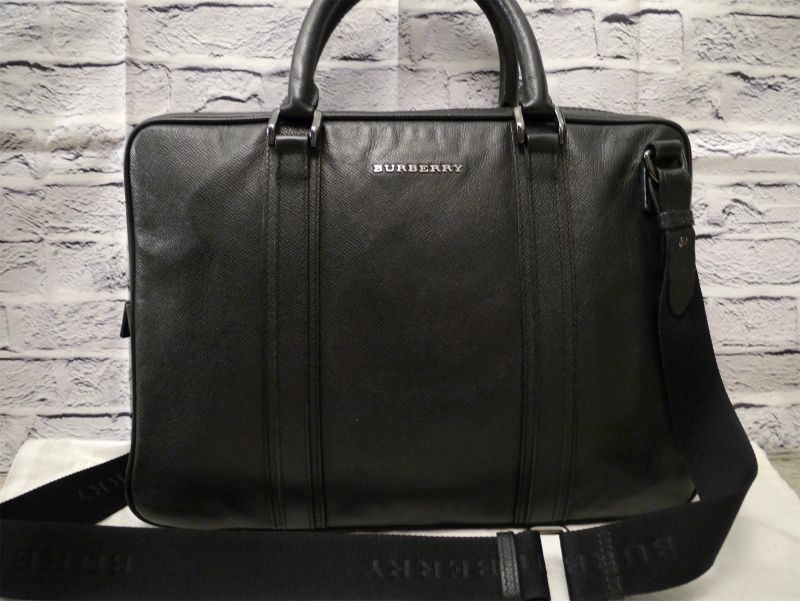美品✨BURBERRY バーバリー 高級 サフィアーノレザー ビジネスバッグ 美品✨BURBERRY バーバリー 高級 サフィアーノレザー ビジネスバッグ