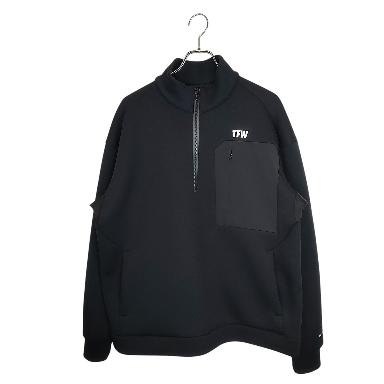 メンズウェア TFW49 CARDBOARD MATERIAL HALF ZIP HOODIE TFW49 ティーエフダブリュー ゴルフ CARDBOARD MATERIAL HALF