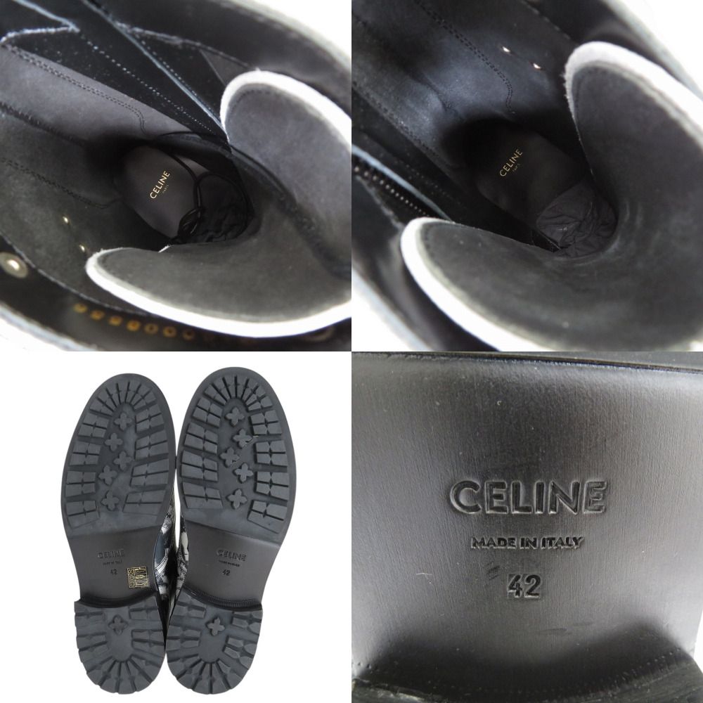 【未使用品】CELINE　レンジャーブーツ 未使用品 セリーヌ Ranger Boot レンジャー ブーツ バックル付き