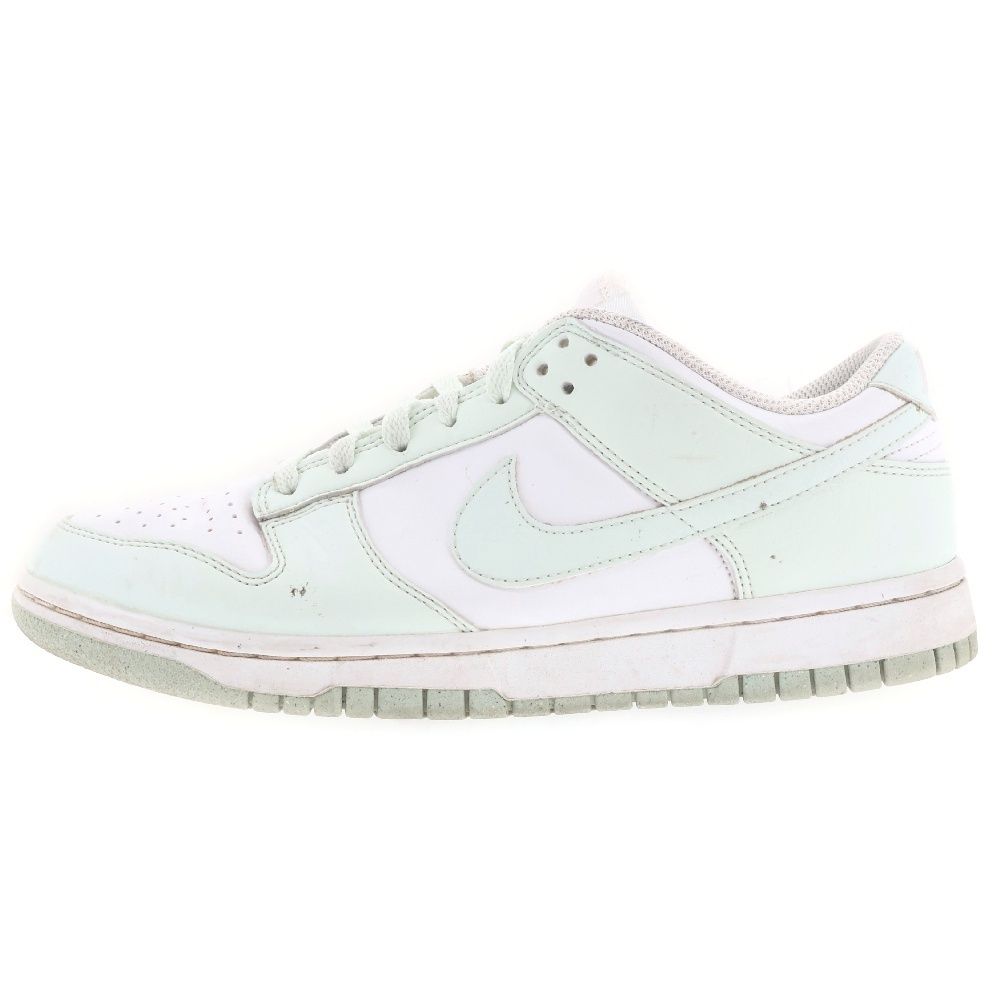 NIKE (ナイキ) WMNS DUNK LOW NEXT NATURE White/Mint ウィメンズ ダンク ネクストネイチャー ローカットスニーカー ホワイト/ライトグリーン US9/26.0cm DN1431-102