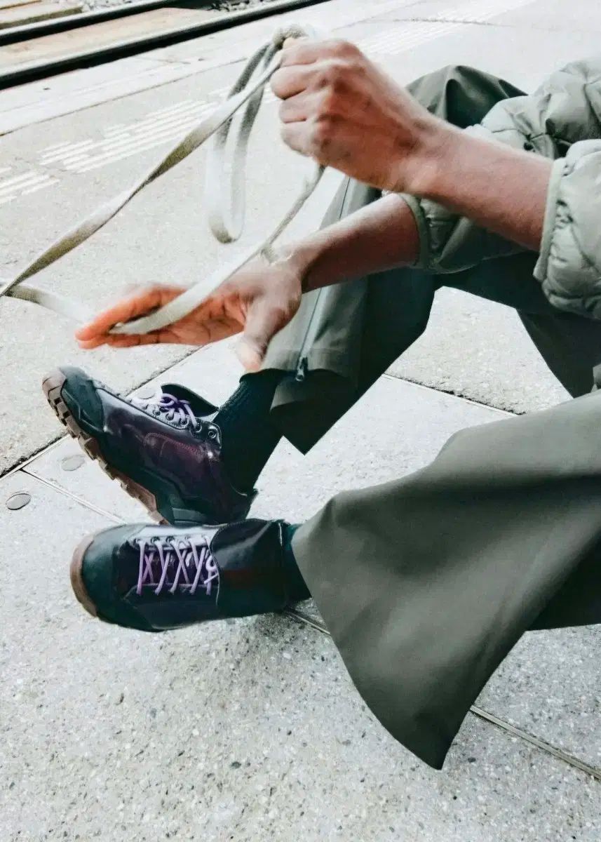 ディエメ X ハイキングパトロール ウール PURPLE 43 ディープパープル