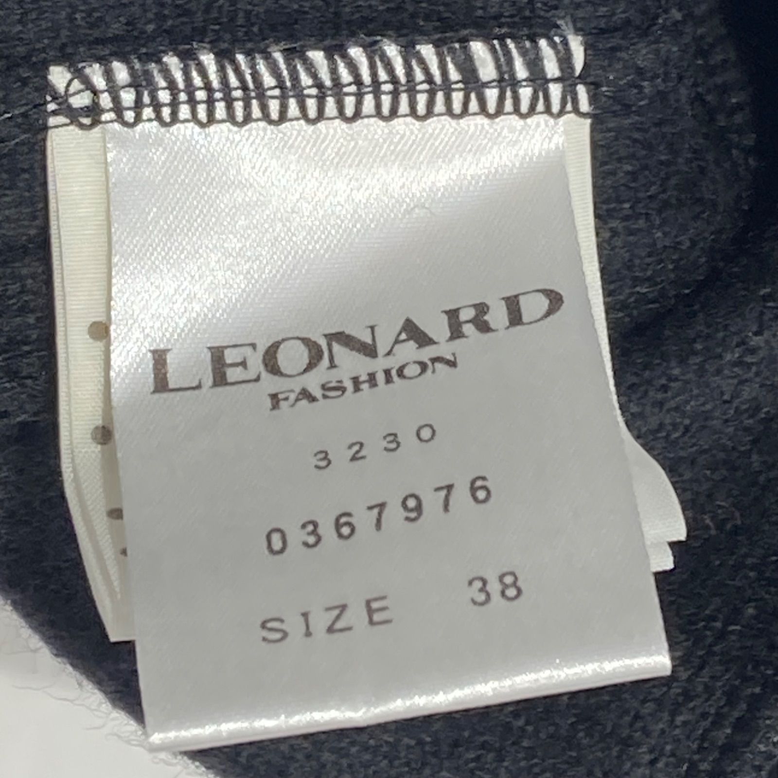 LEONARD FASHION レオナール ファッション ウールロングカーディガン