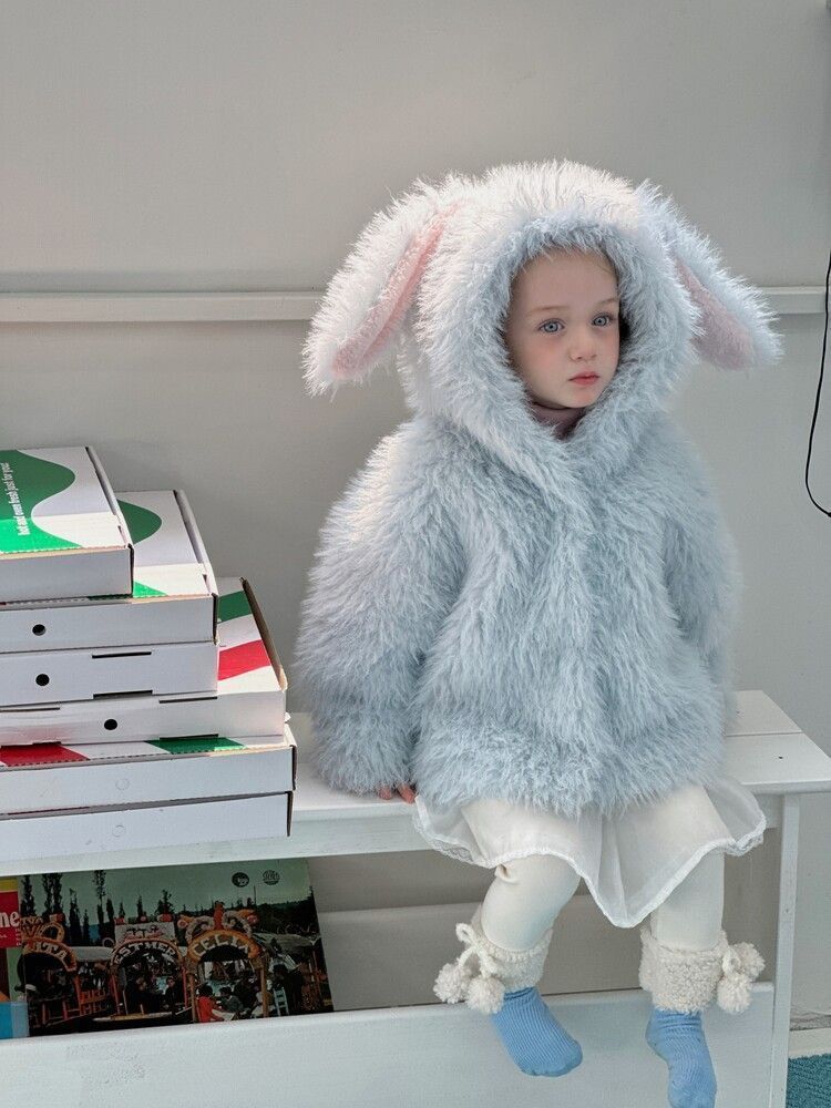 フード付き 暖かい