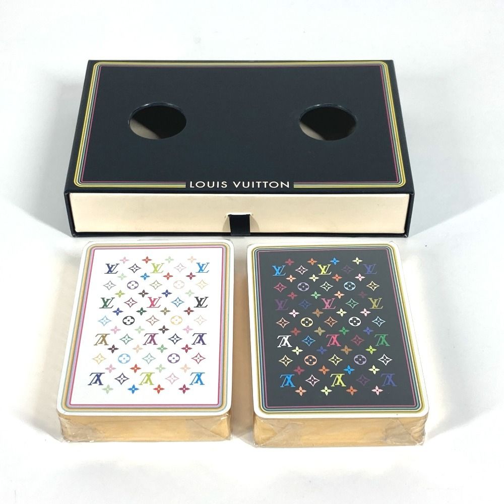 LOUIS VUITTON トランプ　2セット　ルイヴィトン ルイヴィトン トランプ 2セット(未開封品、使用済み品) 白 黒