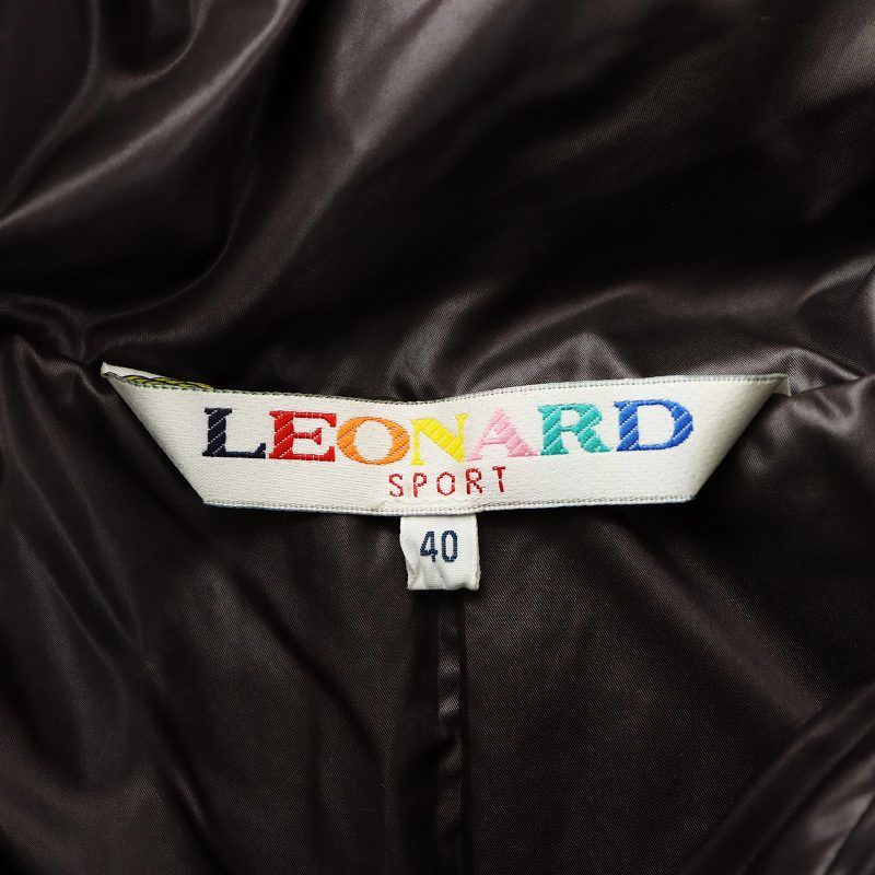 レオナールスポーツ LEONARD SPORT ダウンコート ミドル丈