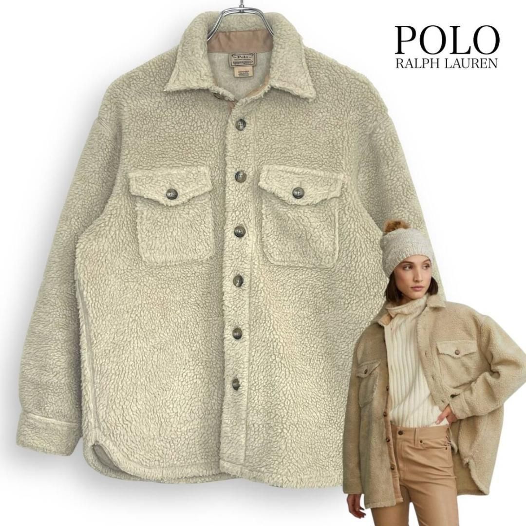 Polo Ralph Lauren ポロ ラルフローレン ボア フリース オーバー シャツ ジャケット
