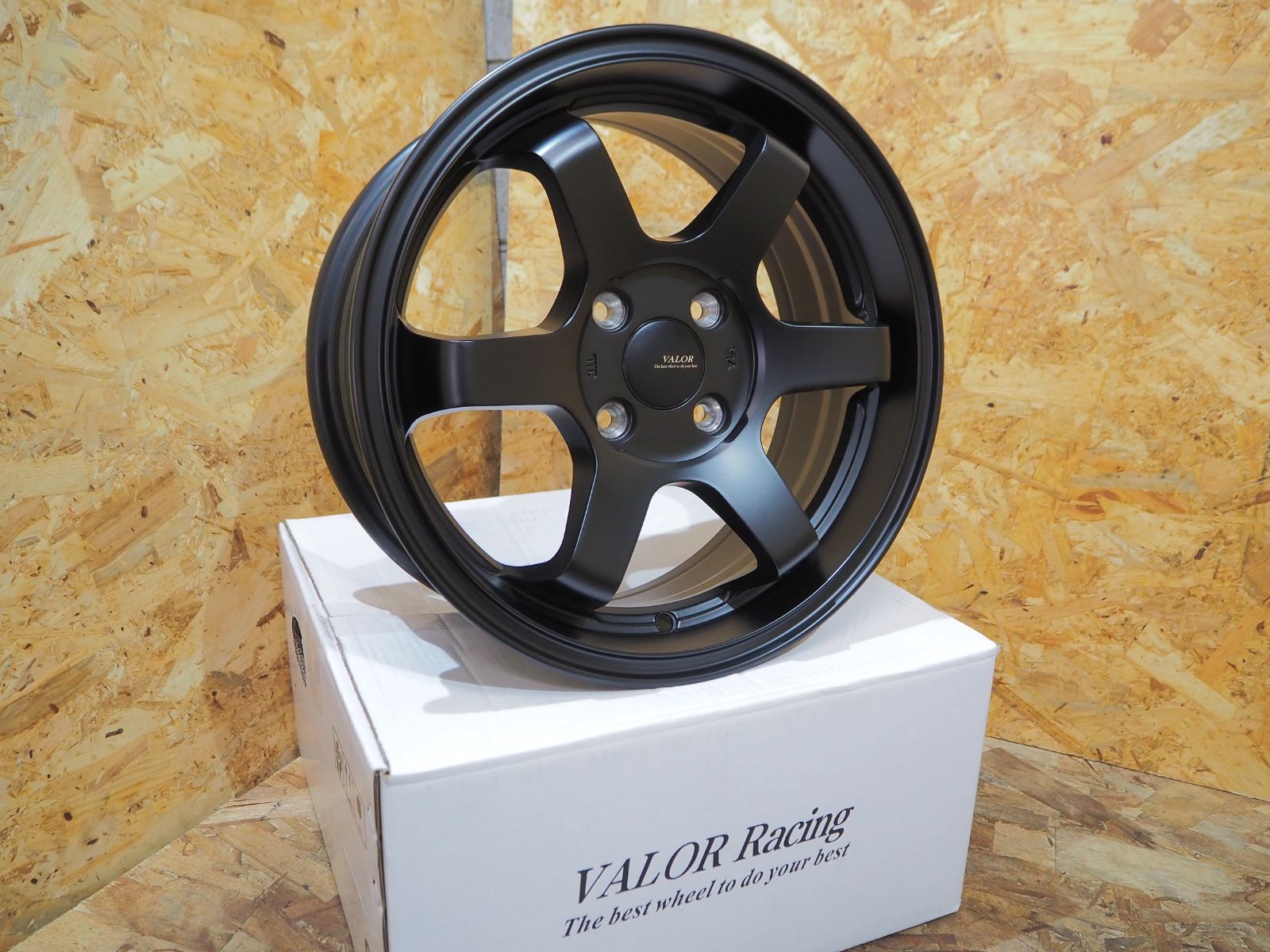 最終値下げ‼️深ゾリ　逆リム　半艶ブラック　15インチ6.5j＋38 4穴100 ☆逆ゾリ☆165/55R15 6.5J+38 4H100 新品 人気 深リム 軽量