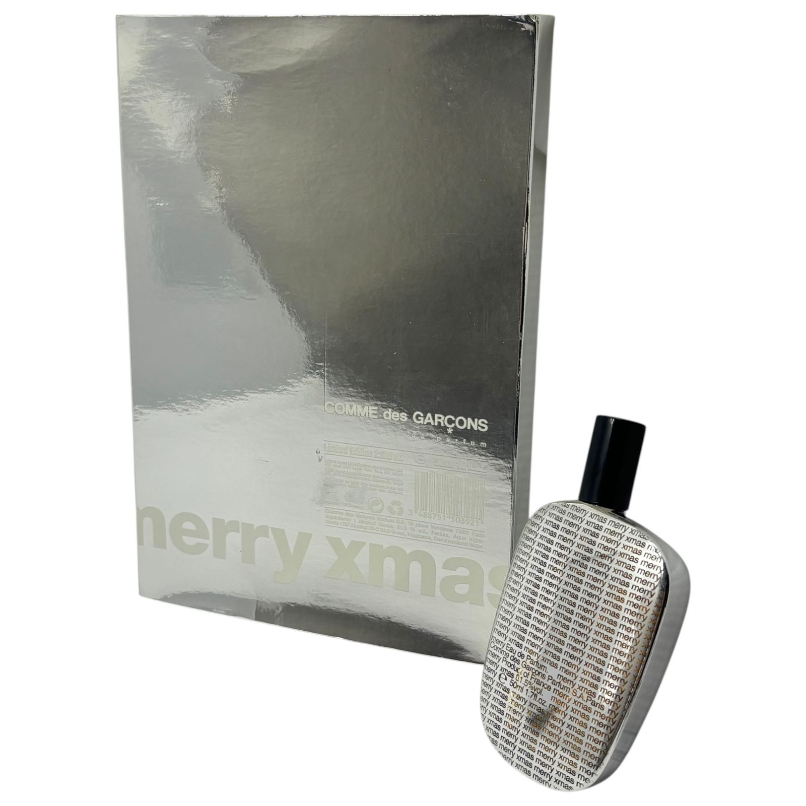 COMME des GARCONS PARFUMS(コムデギャルソンパルファム) merry xmas  Limited Edition 2.500ex. メリークリスマス リミテッド エディション 2500個限定 香水 50ml シルバー オーデパルファム