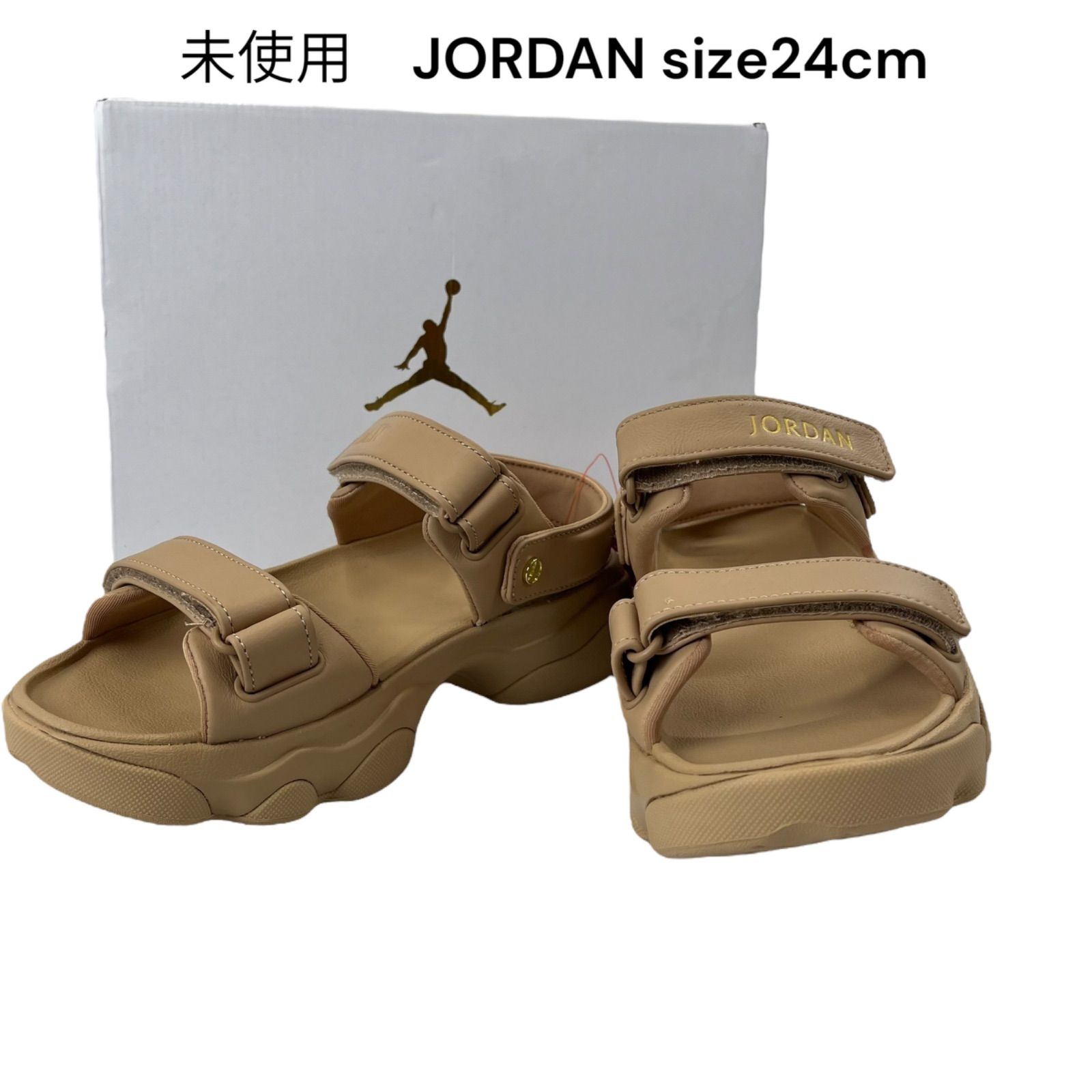福袋・半額ポスター - クリーニング屋さん専用の通 ジョーダン NIKE ナイキ 未使用 JORDAN 24cm サンダル デジャ 靴