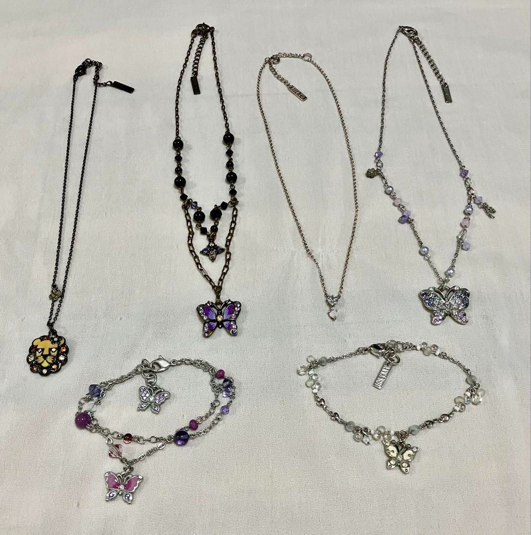 ◆ANNA SUI 6点 まとめ◆ネックレス ブレスレット◆新品仕上げ有◆ ◇ANNA SUI 6点 まとめ◇ネックレス ブレスレット◇新品仕上げ有