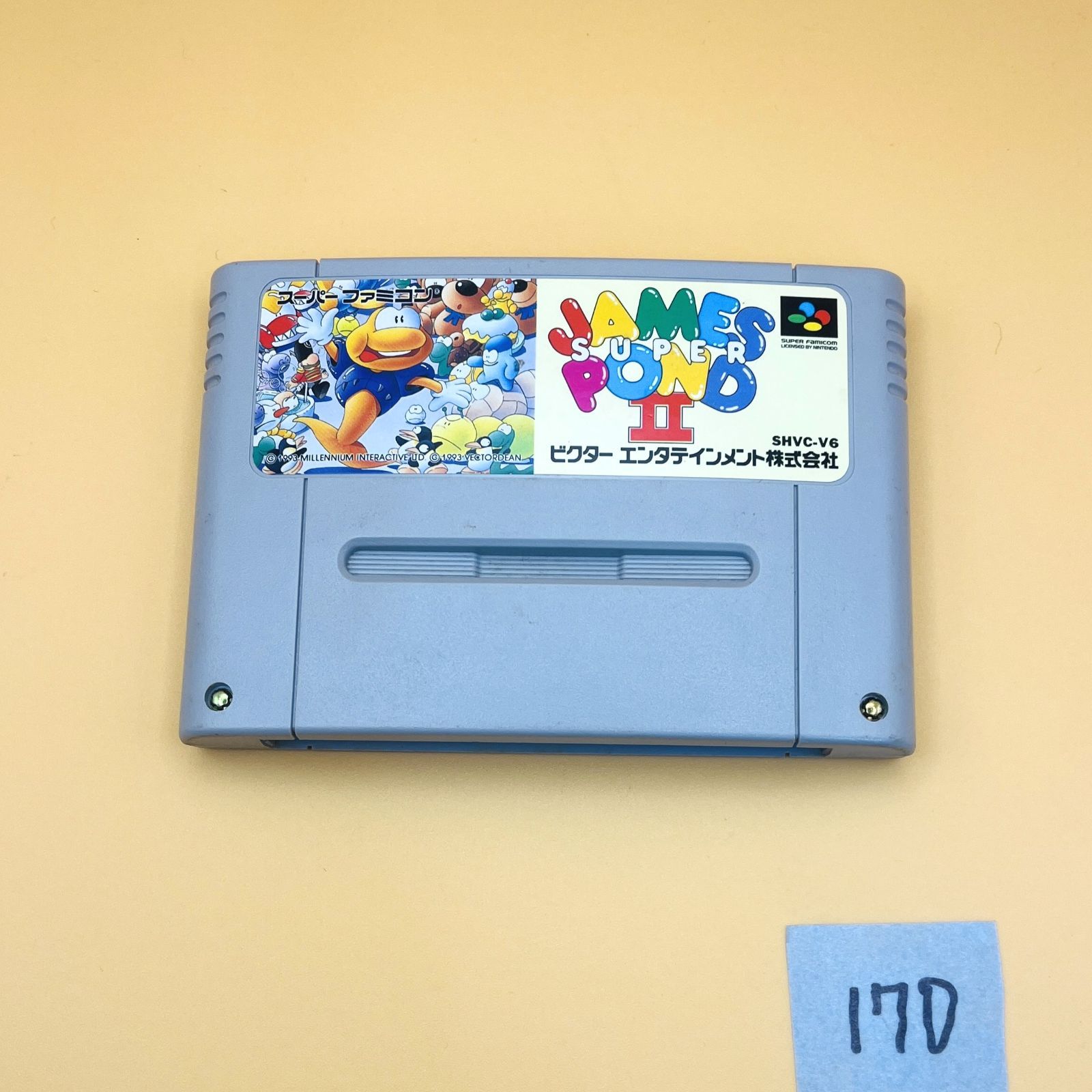 ◇170 スーパージェームスポンド2 JAMES POND Ⅱ スーパーファミコン 
