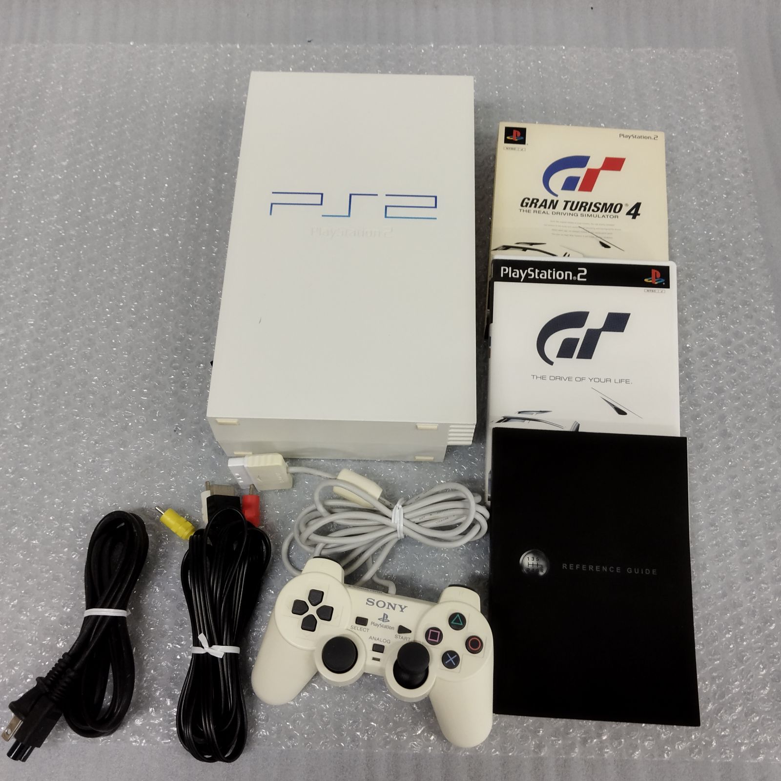 希少！SONY PlayStation2 SCPH-55000 GT本体 動作品 ☆動作品 PS2 プレステ2 レーシングパック SCPH-55000 GT 本体 +