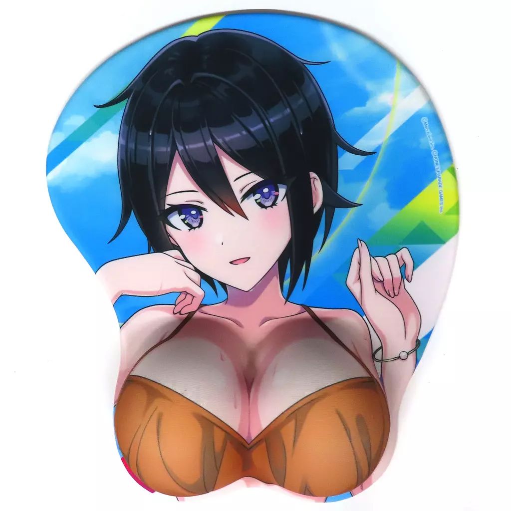 未使用 住乃絵紫苑 立体マウスパッド 両面クリアファイル ドルフィンウェーブ 中古】マウスパッド 住乃絵紫苑 立体マウスパッド 「ドルフィン