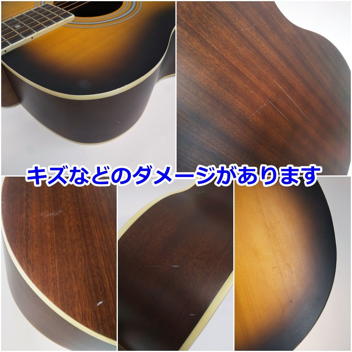 美品 HONEY BEE アコースティックギター F-15M TS サンバースト Amazon | HONEY BEE ハニービー アコースティックギター