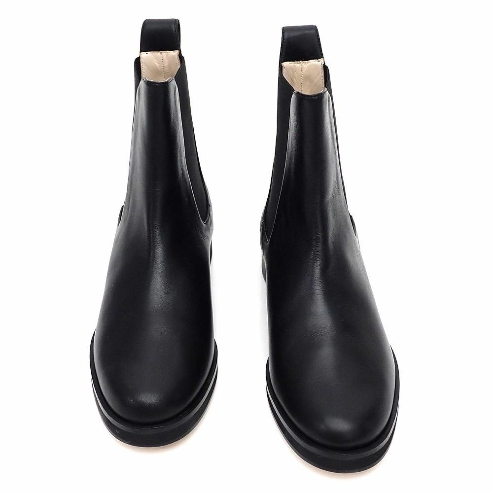 ♥品 NEBULONI E. 6733 LUKE レザーブーツ サイズ 37.5 ブラック サイドゴア ネブローニ レディース 5SB|I0694S|KEP19| KIN-KAAI_COM