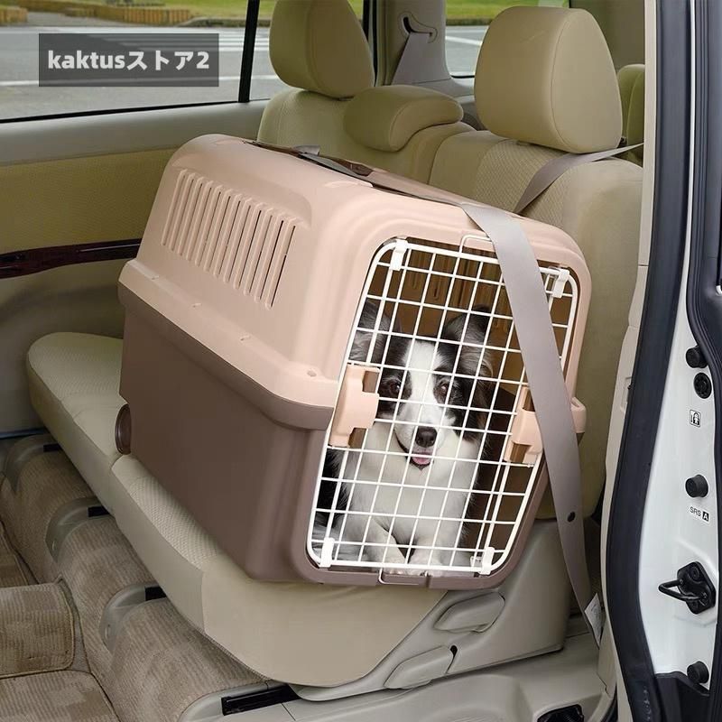 キャンピングキャリーダブルドア 超小型犬・猫用 ダークブラウン S