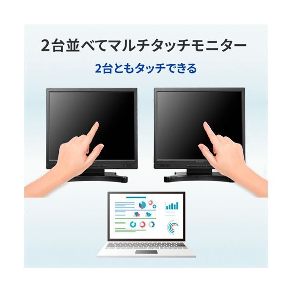 ブラック LCD-AD173SFB-T
