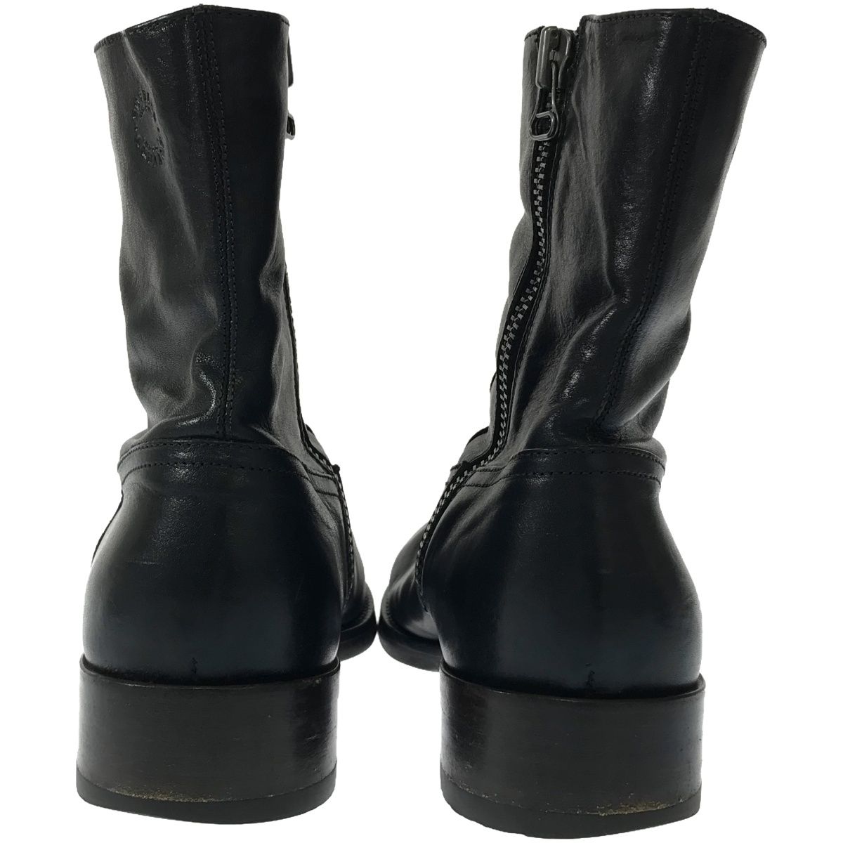 【BUTTERO】ブッテロ　サイドジップブーツ　ブラック　レザー　40サイズ BUTTERO ブッテロ サイドジップレザーブーツ B825 ブラック 40 Tomo様