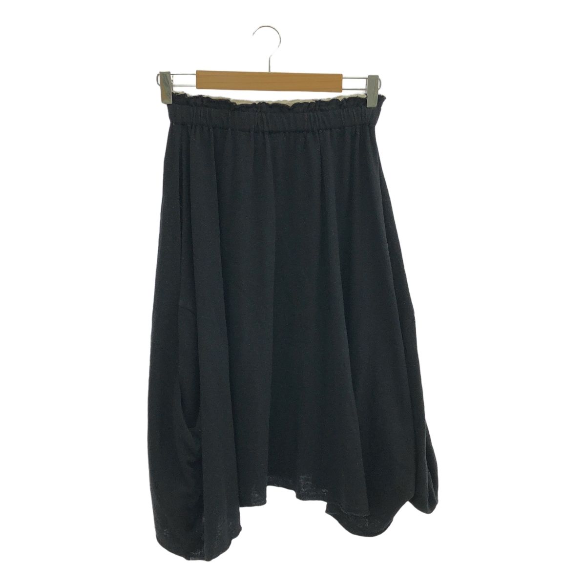 COMME des GARCONS | コムデギャルソン | 2014AW | ウール 変形 ドローストリング スカート | XS | ブラック | レディース