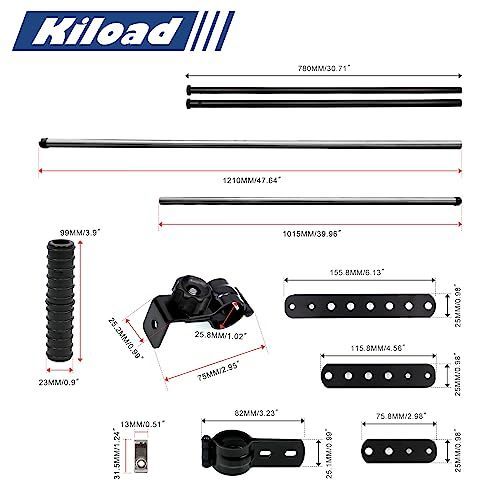 Kiload 200系ハイエースSGLにぴったりのシリーズサイドバー，車載