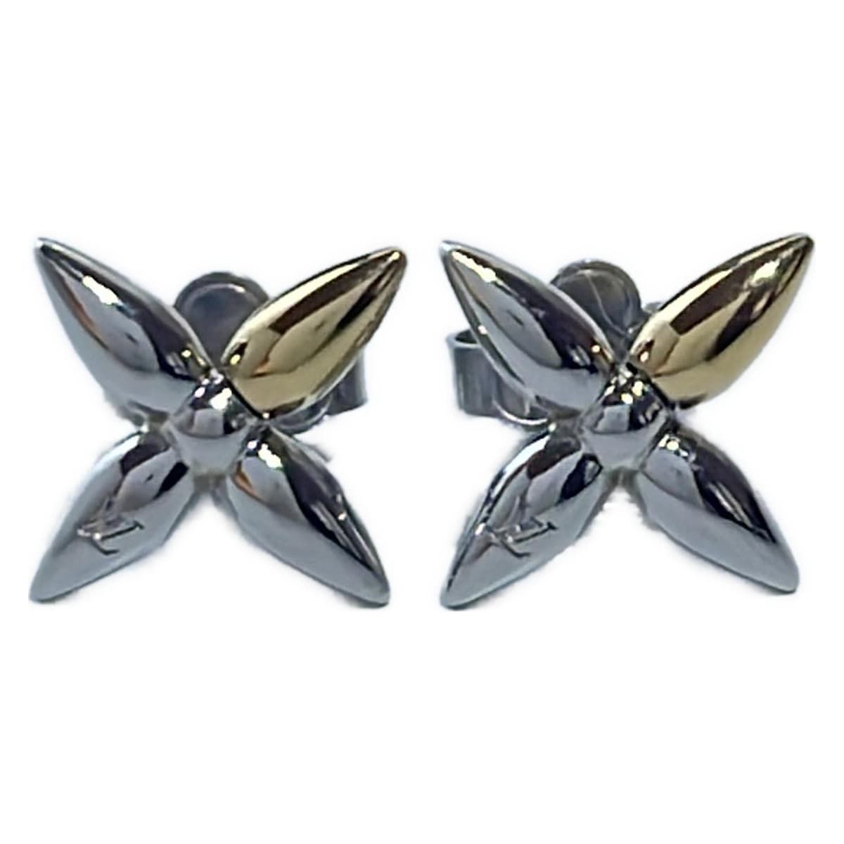 美品 ルイヴィトン ピアス ルイ・ヴィトン ブルーミング ピアス M64859