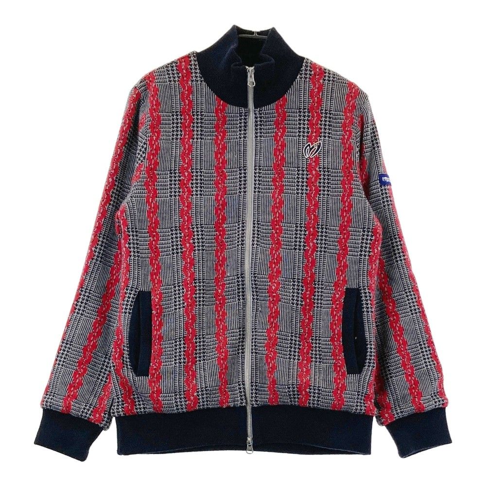 マスターバニーエディション 裏地付き ジップ ニット ジャケット L ゴルフ サイズ：4 MASTER BUNNY EDITION マスターバニーエディション 裏地付