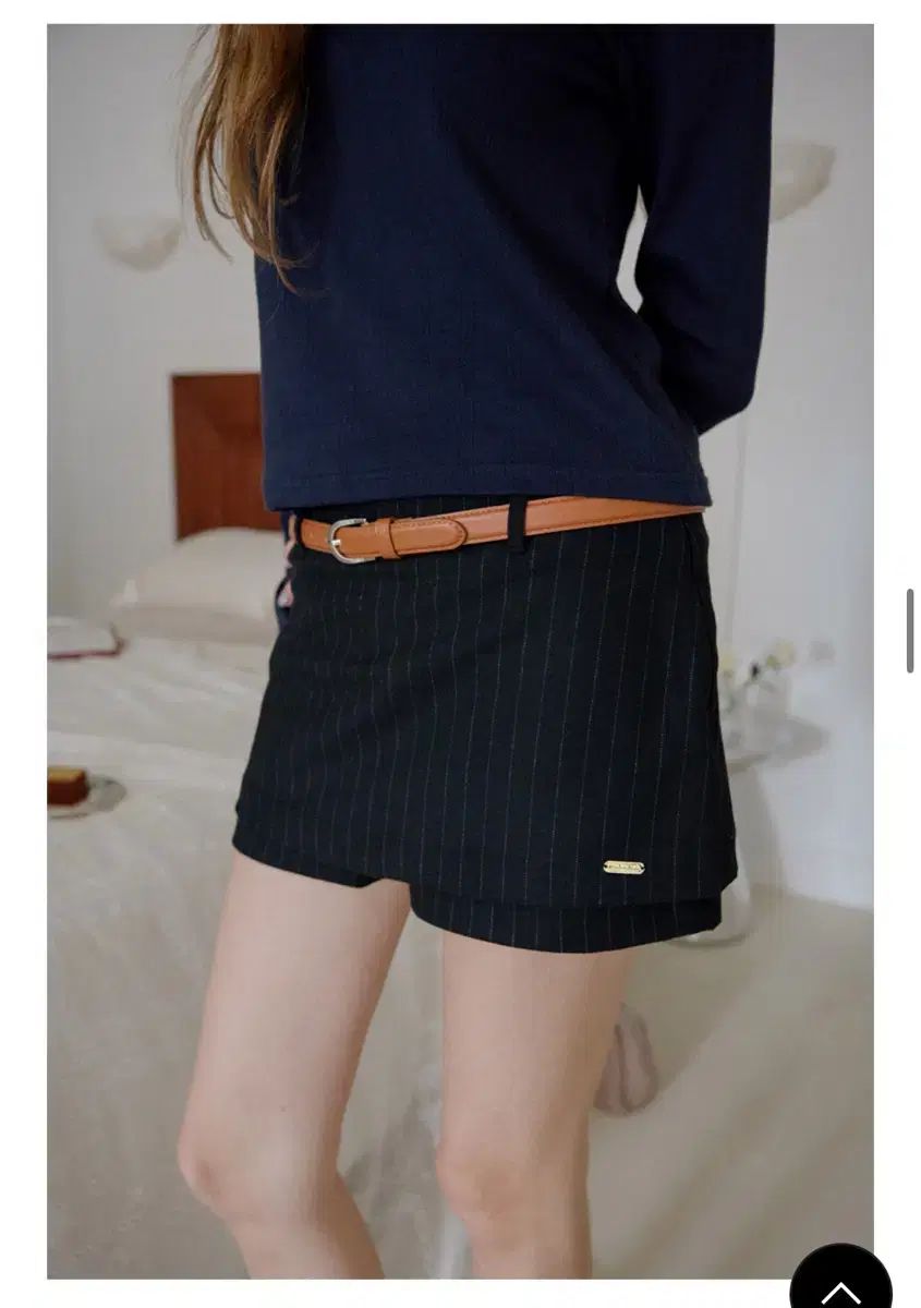 LETTER FROM MOON レイヤード スカート パンツ ブラック