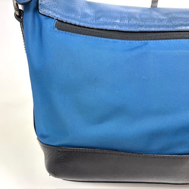 COACH コーチ ショルダーバッグ バイクバッグ パンチング 型押し