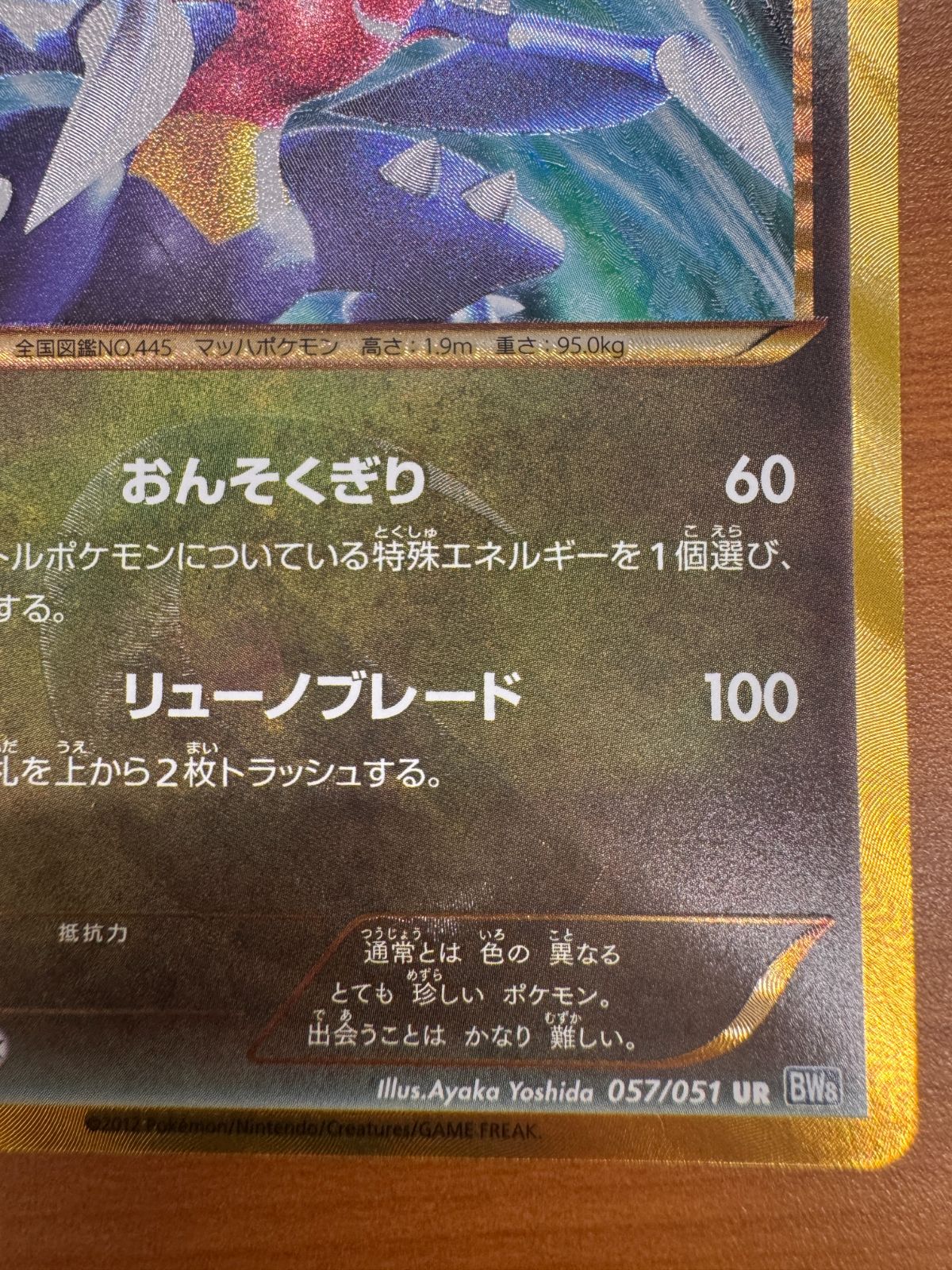 ガブリアス UR BW 1ST PSA9 美品 ガブリアス UR 057/051 1st Edition ED ポケカ ポケモン