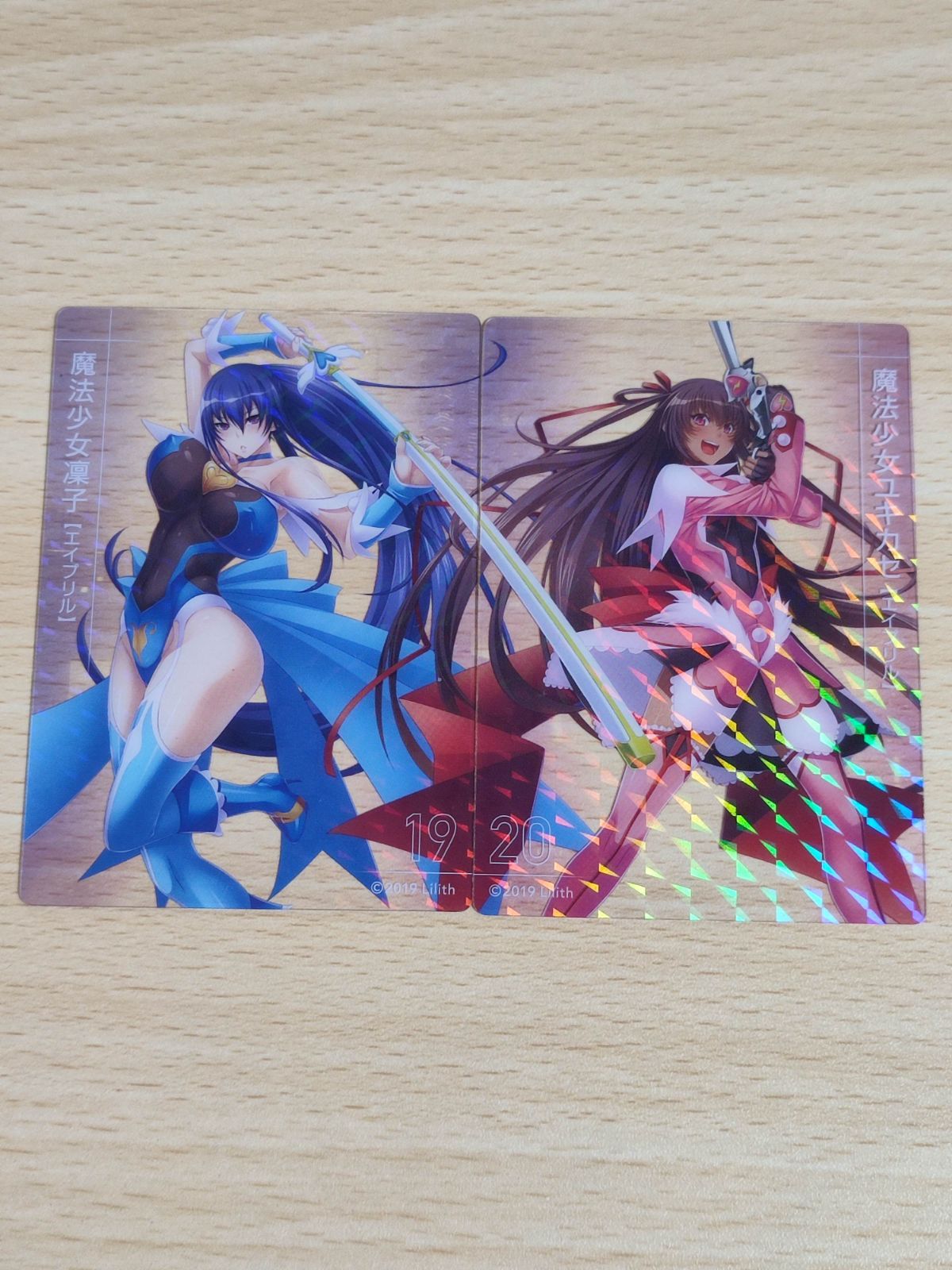 aca39 LILITH 特典 イラストカード 第1弾 レア No.19 魔法少女凜子 No