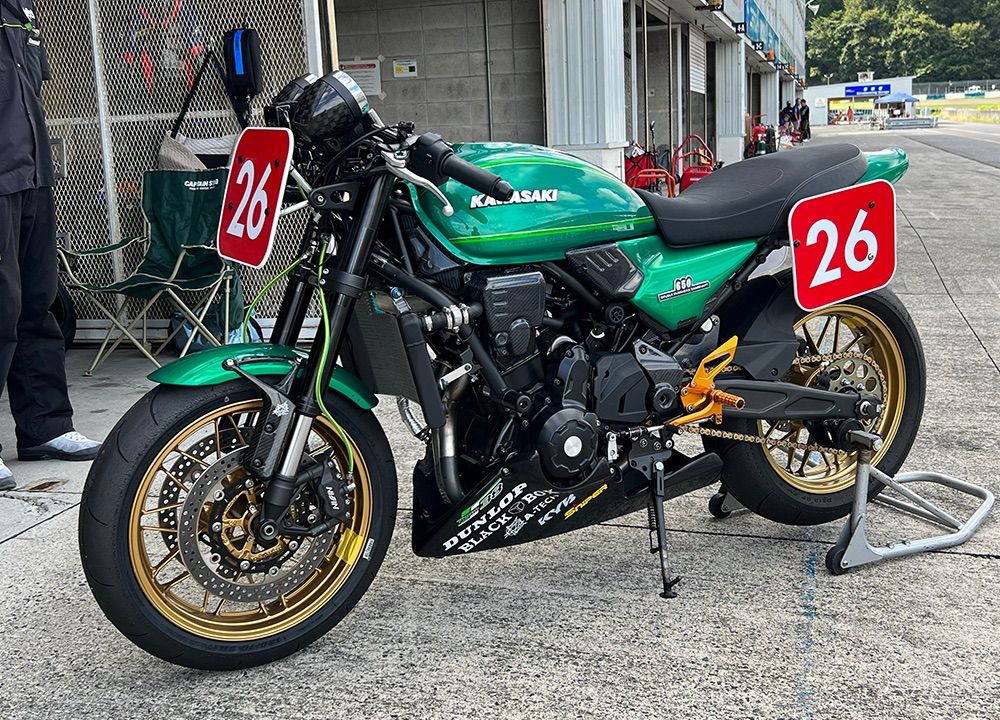 ZX-25R ZX-4R Z650RS NINJA650 Z650 レーシングスタンドフック 青