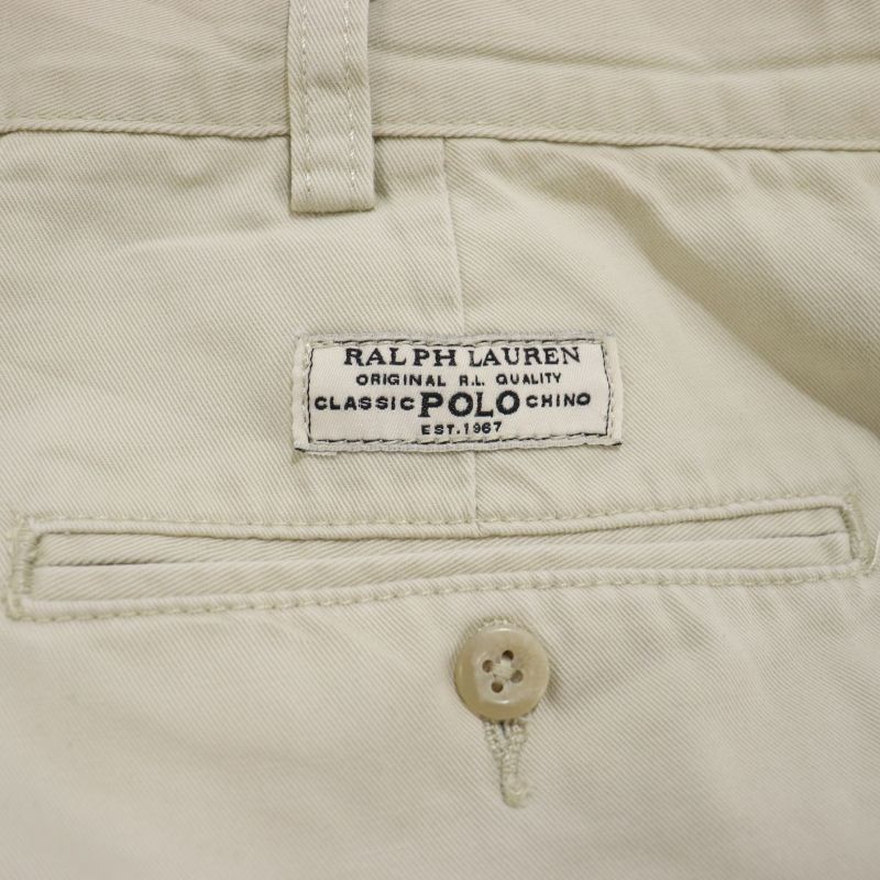 00s RALPH LAUREN チノ ショートパンツ メンズ Lサイズ相当