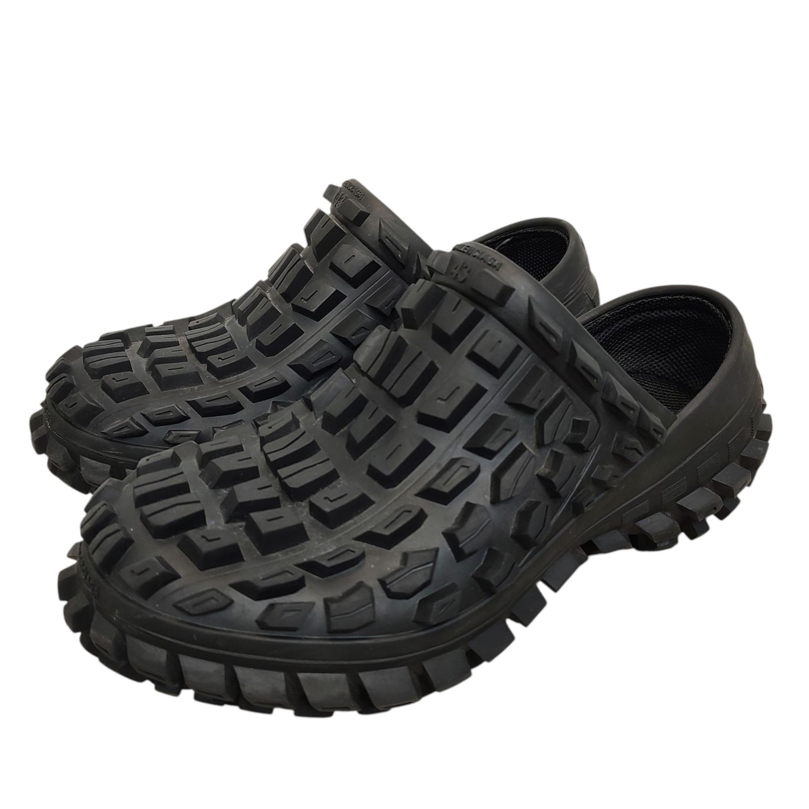 BALENCIAGA バレンシアガ 23SS DEFENDER CLOG ディフェンダー バウンサー ミュール サンダル 735252 43 ブラック