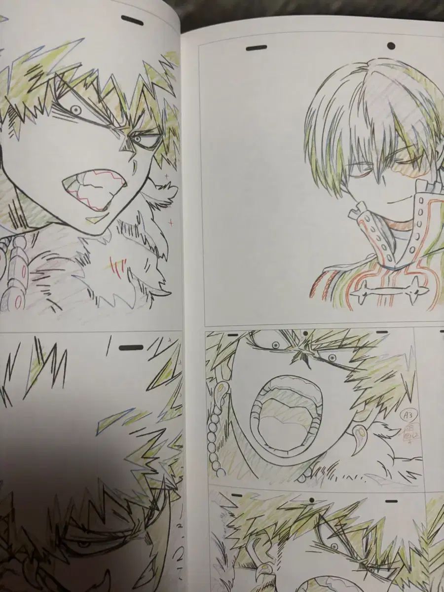 僕のヒーローアカデミア ヒロアカ ナヒア アニメ 原画 アートブック3