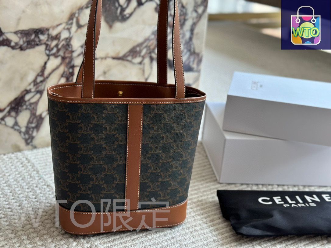 今日特価】Celine バケットバッグ 18×21cm ニューモデル