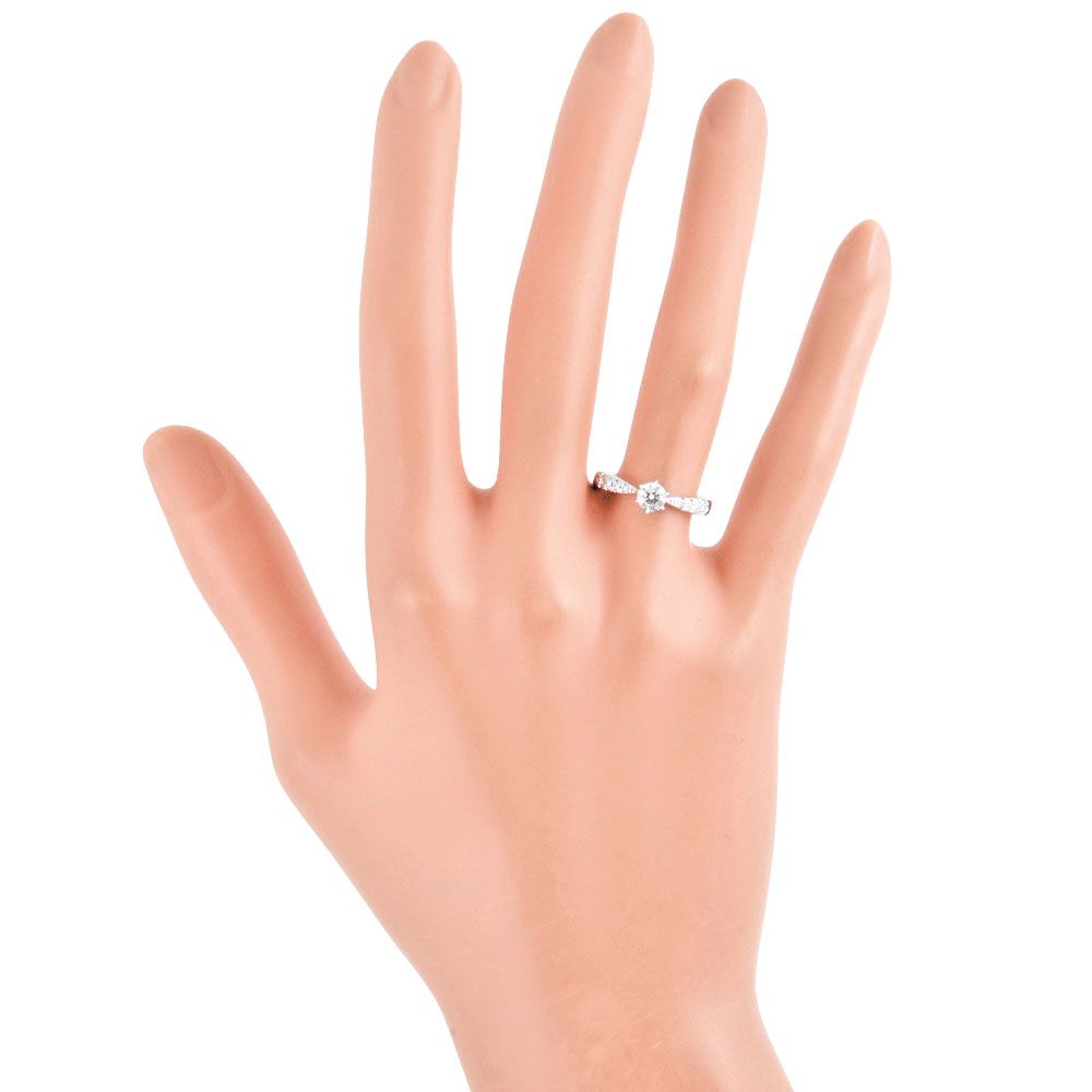 【原価ぶっ壊し割引】ソリティアリング 婚約指輪】Pt950 ダイヤモンド リング (0.20~0.24ct/D/VS1