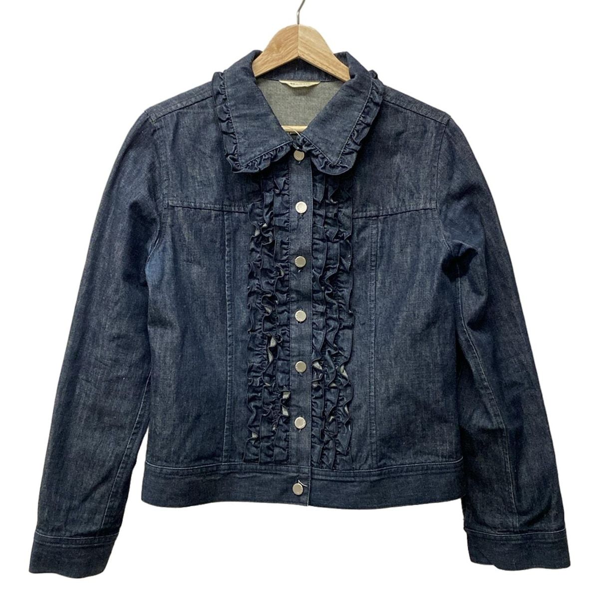 インゲボルグ レースデニムジャケット フリル 9 M ウォッシャブル 花