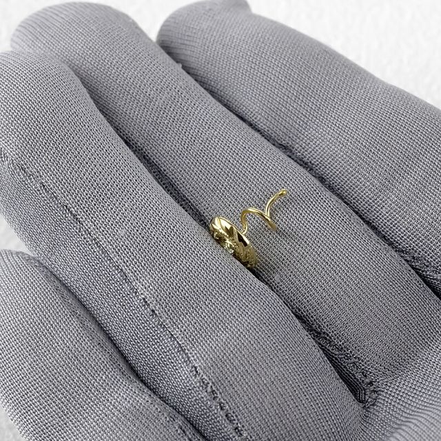 種類12：ブルーサファイア 18金 ピアス 18k 片耳 つけっぱなし
