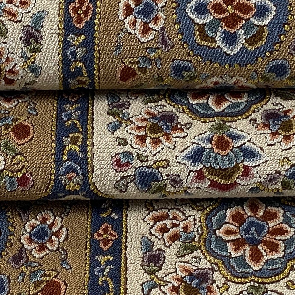 相良刺繍 総刺繍 袋帯 透け感 キラキラ 金糸 銀糸 新品未使用品 正絹 六通 相良刺繍 総刺繍 袋帯 透け感 キラキラ 金糸 銀糸 未使用品 正絹