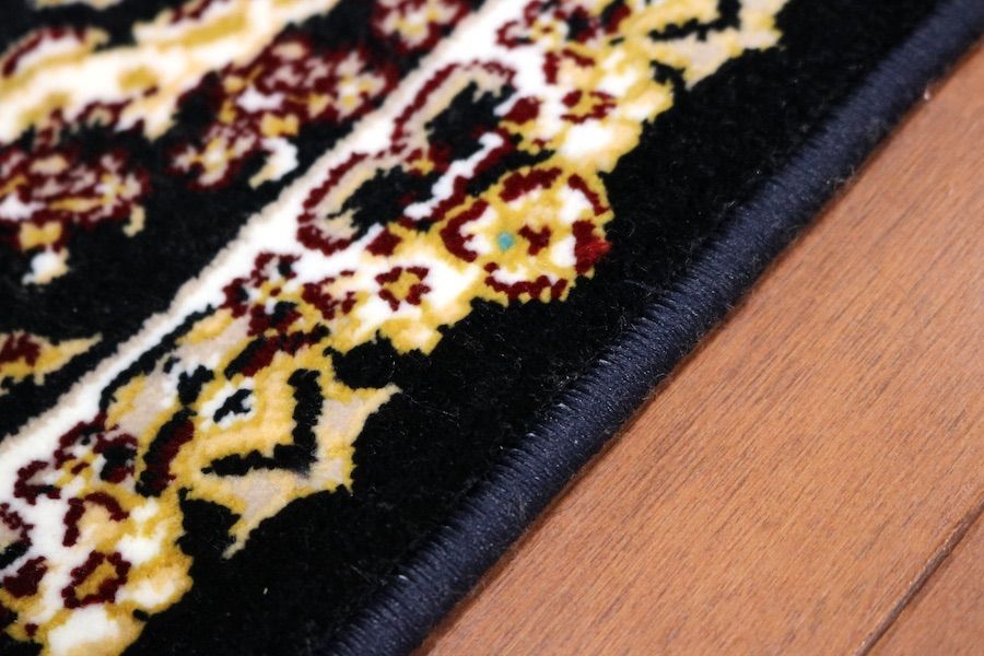 玄関マット ペルシャ柄絨毯78×137新品未使用 カーペット ランナー