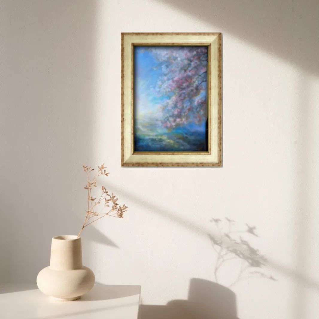 油彩画♪作者不詳ですが!!美しい真筆の油絵です♪♪ 2c36f5e09df4ca59db53b716f00aac