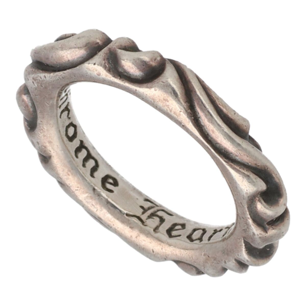 【中古】 CHROME HEARTS クロムハーツ スクロールバンド リング 13号 SV925 シルバー 指輪 24008708 RS