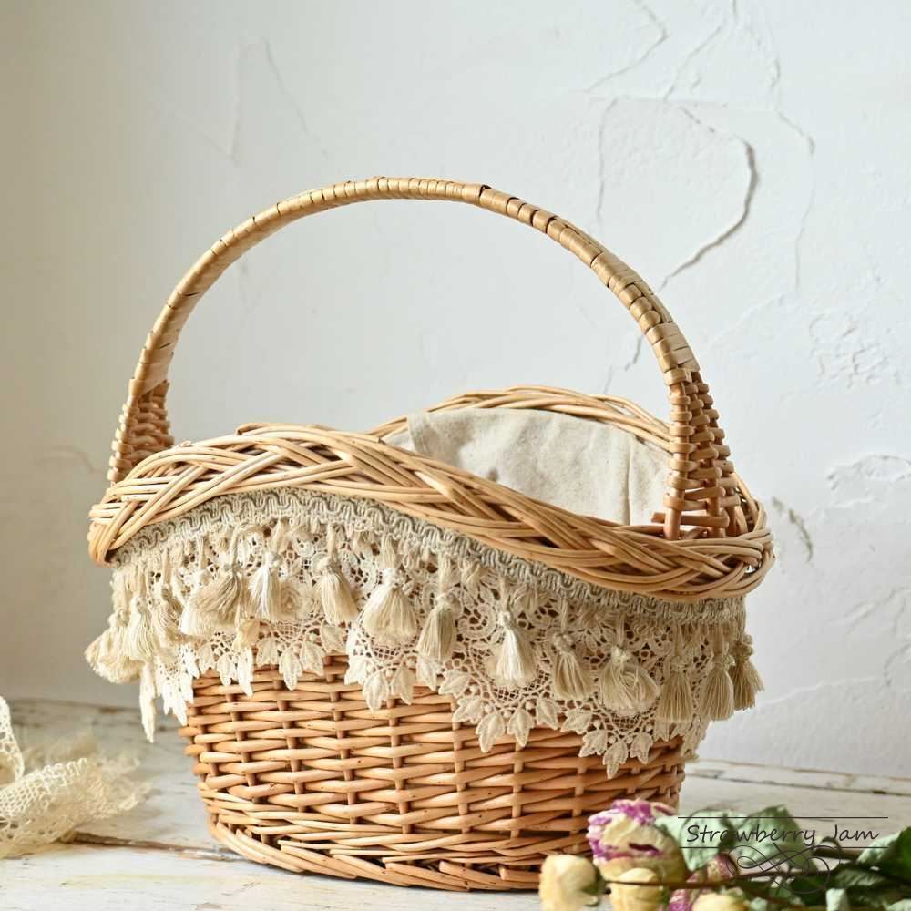 フランス アンティーク バスケット パニエ 籠 アンティーク ブロカント