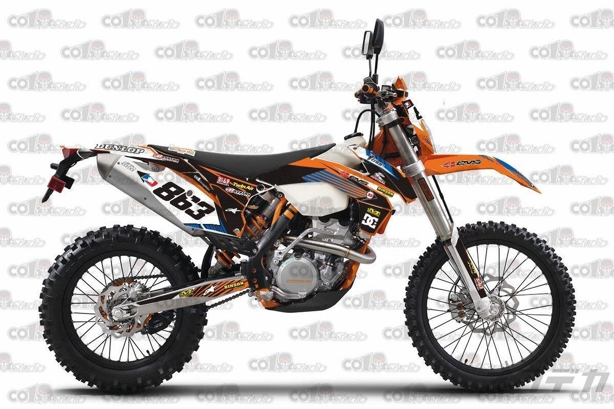 2019-2020 KTM SX EXC XC フルサイズ用 デカール グラフィック 7 - オートバイ