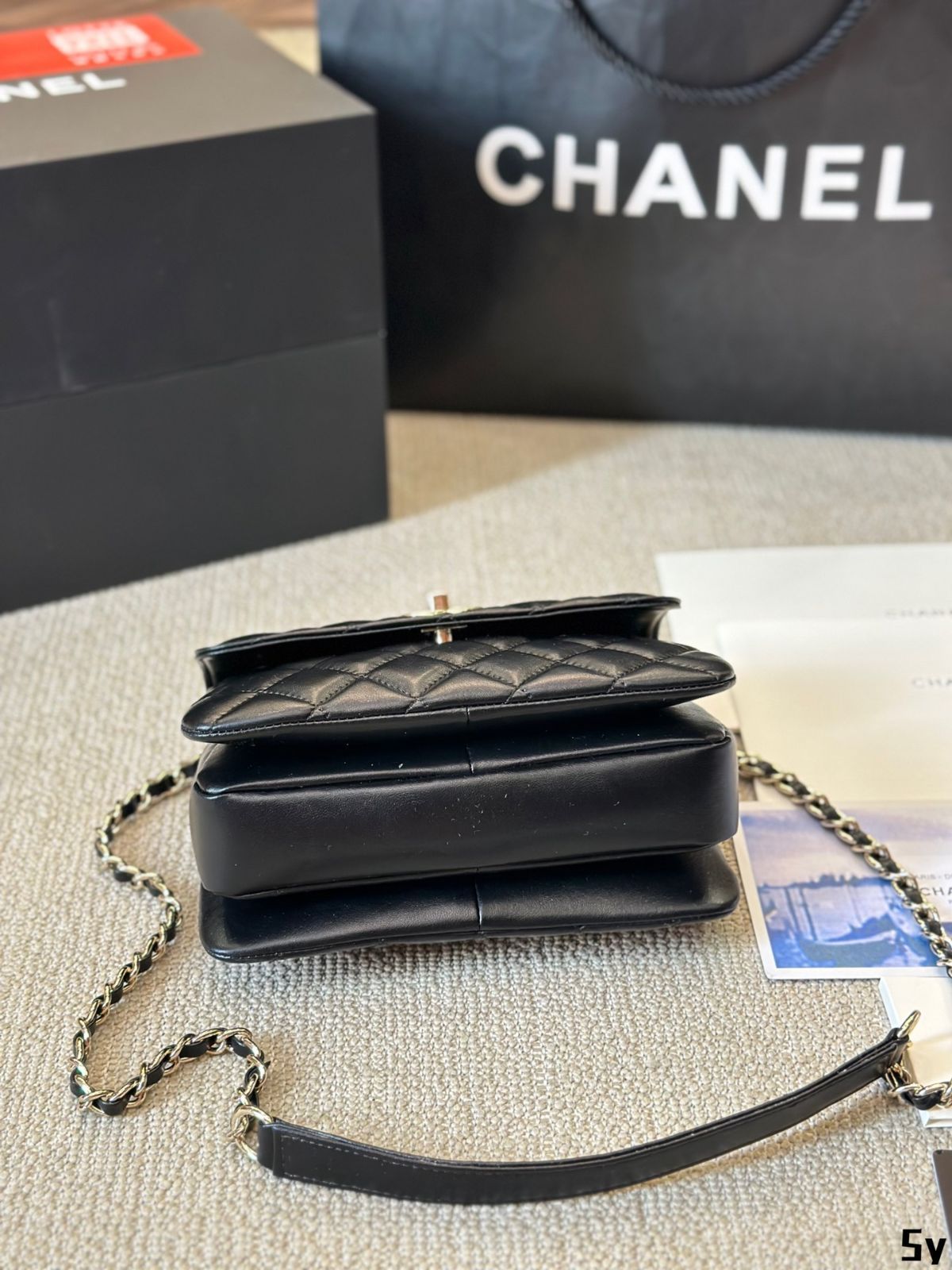 【上品でどんなシーンにも♪】CHANEL☆バック CHANEL シャネル トレンディCC トップハンドル2WAYバック