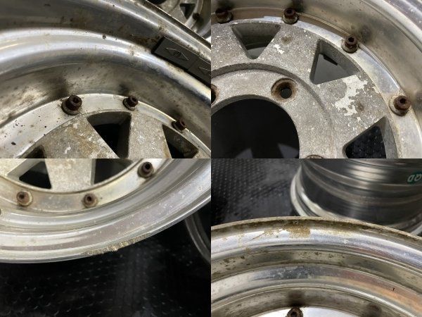 旧車ホイール ENKEI APACHE-3 エンケイ アパッチ 15インチ 4本 