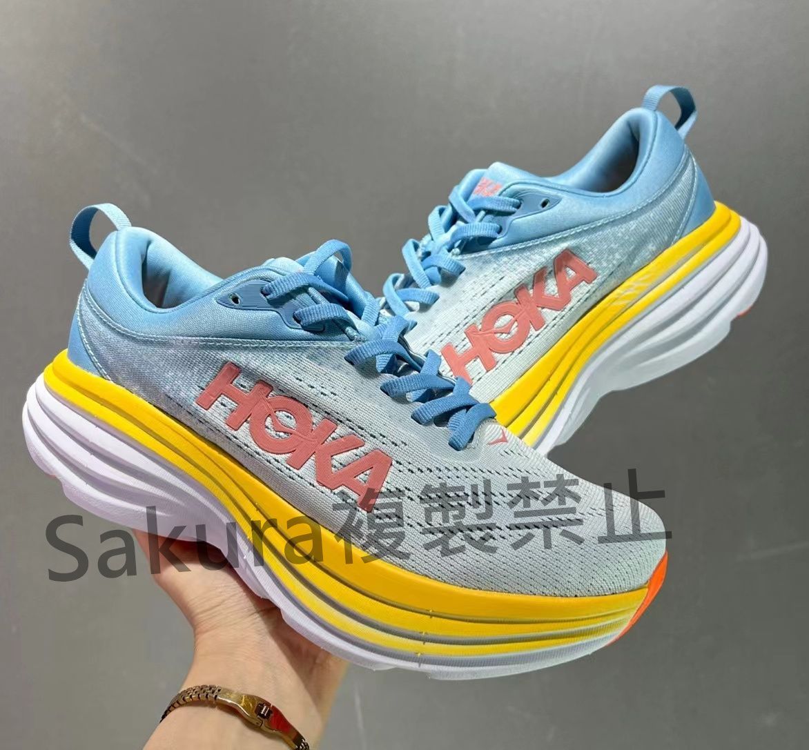 HOKA ONE ONE BONDI 8 ホカオネオネ ボンダイ8   ランニングシューズ レディース スニーカー ブルー