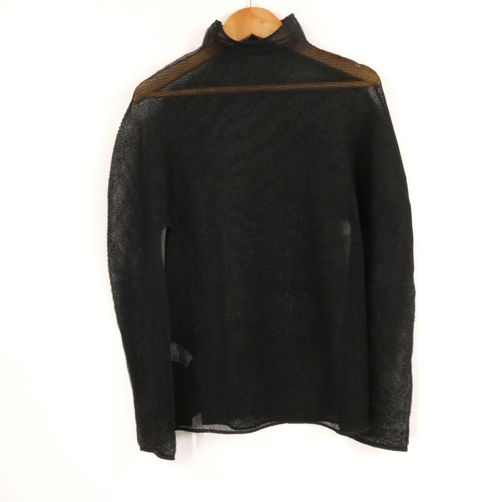 美品 me ISSEY MIYAKE ミーイッセイミヤケ MI73FJ329 メッシュトップス 1点 F ポリエステル 長袖 ボトルネック レディース AN1843A67 美品 me ISSEY MIYAKE ミーイッセイミヤケ MI73FJ329 メッシュ