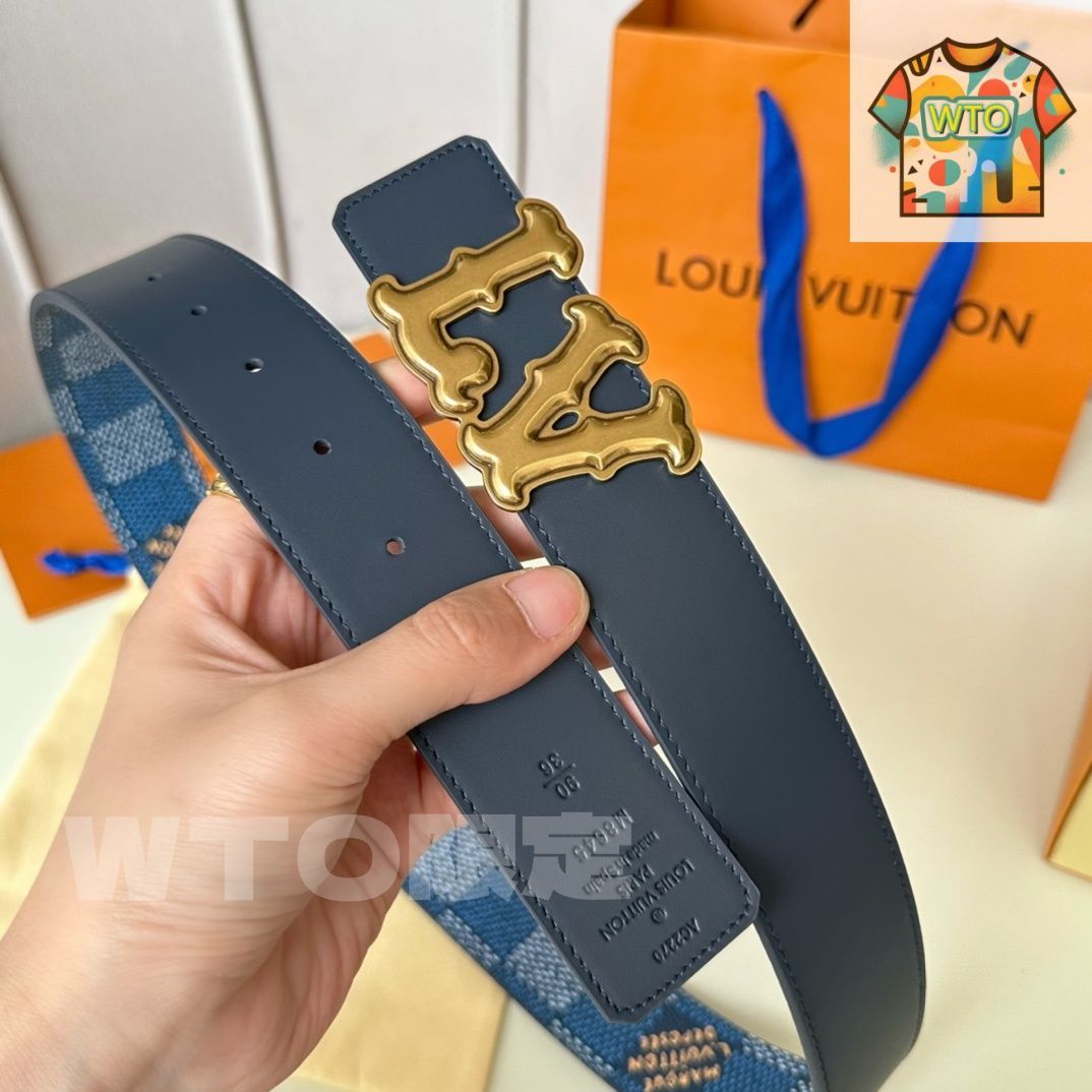 Louis Vuitton ルイヴィトン　ベルト ベルト・LV イニシャル 40MM リバーシブル ｜ルイ・ヴィトン