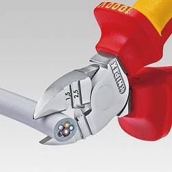 クニペックス KNIPEX 絶縁穴付きニッパー160mmコンフォートハンドル1426-160